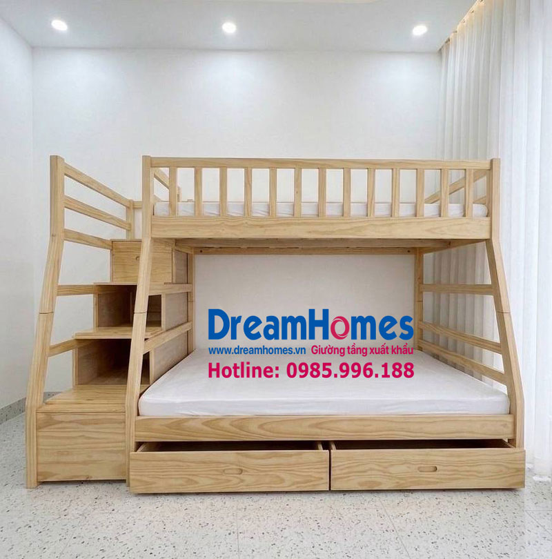 giường tầng trẻ em GT 192 1m4-1m2 màu gỗ Tự Nhiên tại Hà Nội giường tầng trẻ em GT 192 1m4-1m2 màu gỗ Tự Nhiên tại Hà Nội